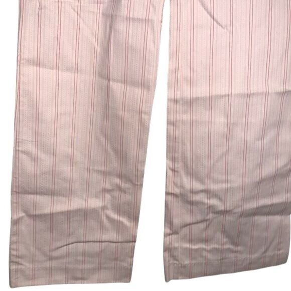 Gap Womens Beige & Pink Striped Stretch Pants Size 10 - Picture 6 of 12
